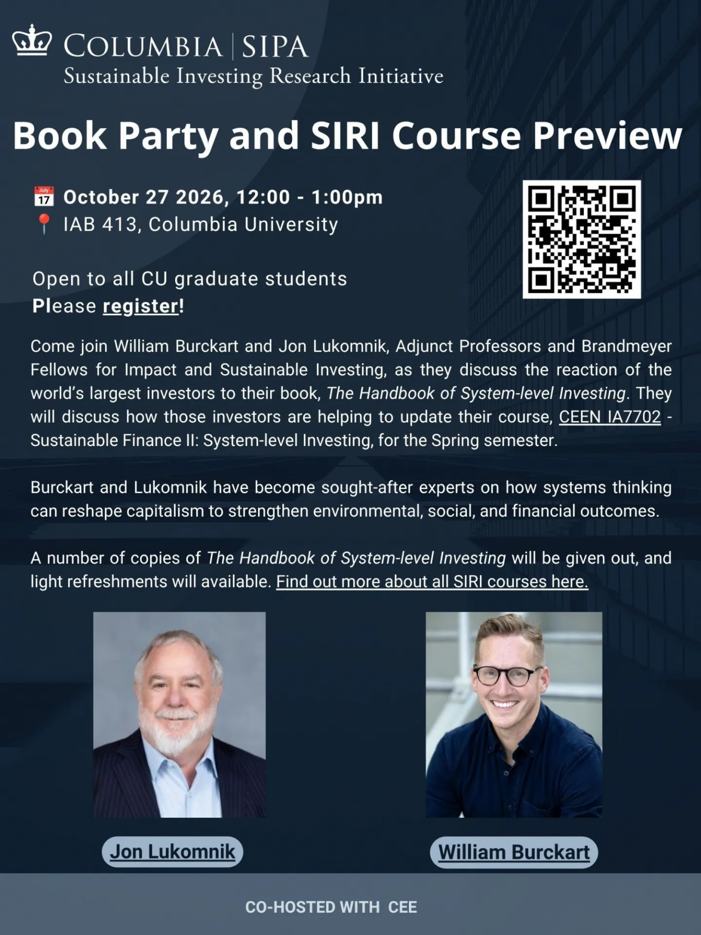 Book Party and SIRI Course Preview