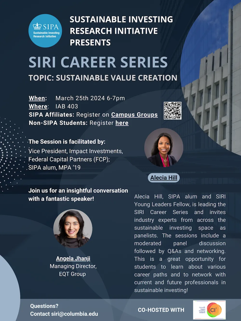 SIRI Career Series
