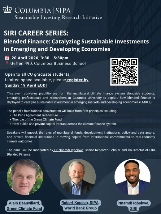 SIRI Career Series 20 April