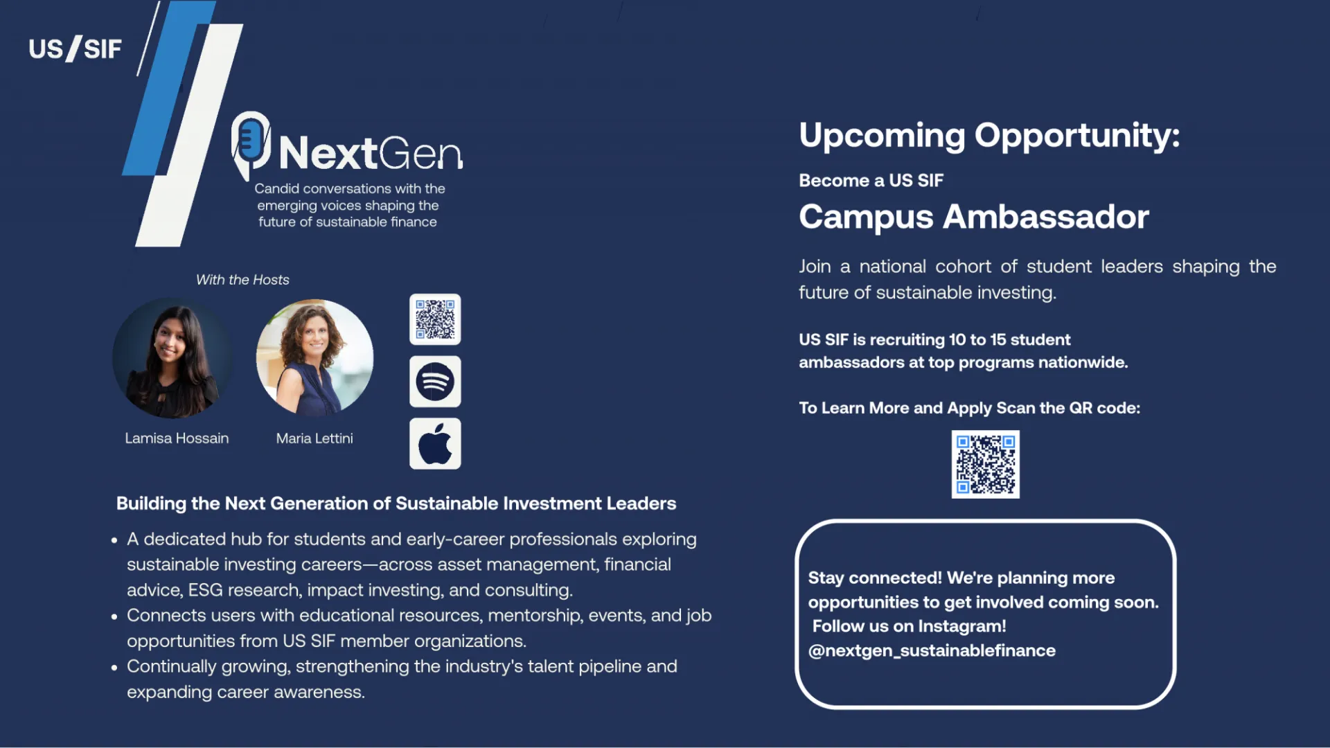 US SIF Campus Ambassador